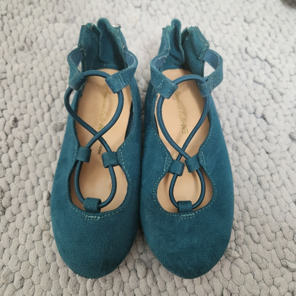AE Emerald Kids Ballet Flats